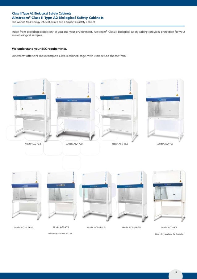 Esco Biological Safety Cabinet Catalog