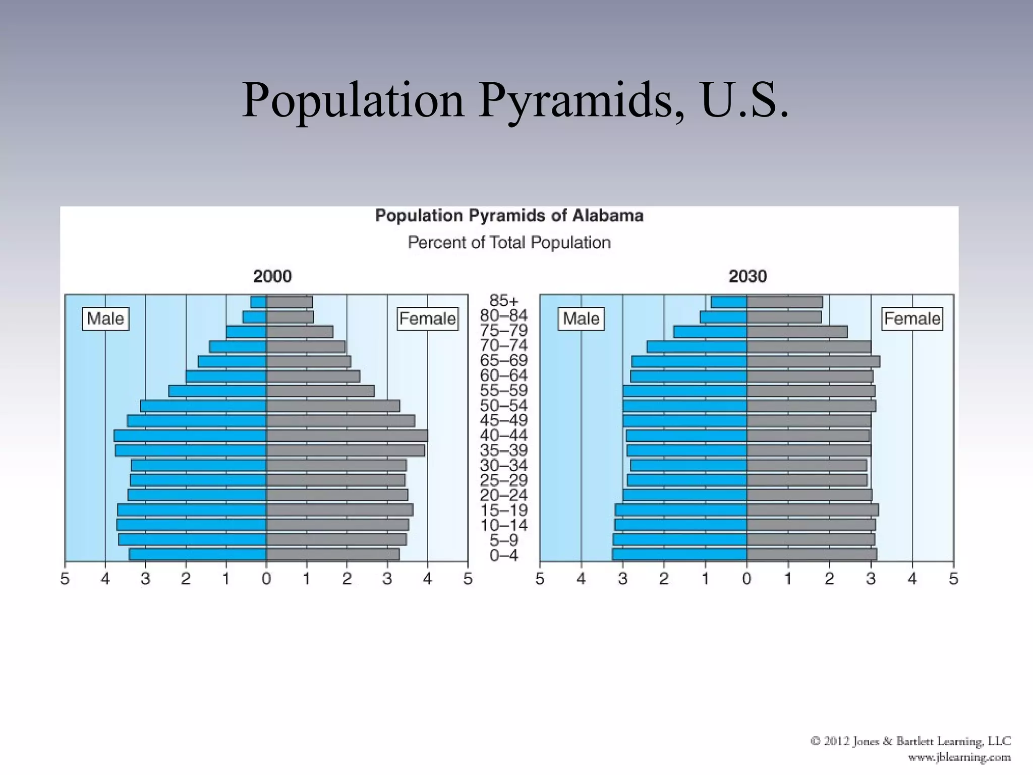 Population Pyramids, U.S.
 