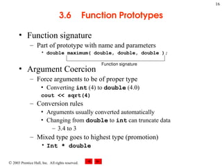Ch#03 Functions in C++ and its Types Detais | PPT