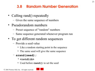 Ch#03 Functions in C++ and its Types Detais | PPT
