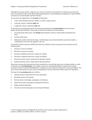 Comprehensive Guide to Principles of Accounting: Transactions ...