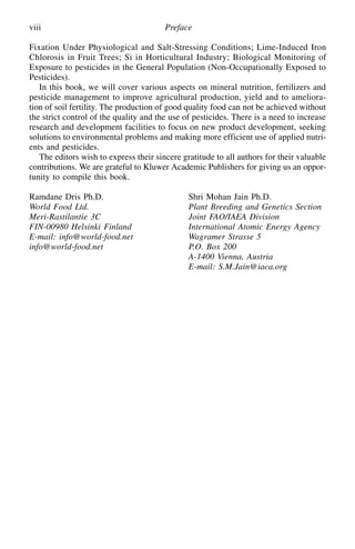 Production Practices and Quality Assessment of Food Crops Ramdane Dris ...