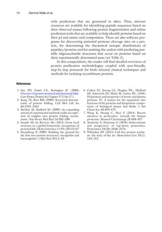 Protein Chromatography Methods and Protocols 2nd Edition Dermot Walls | PDF