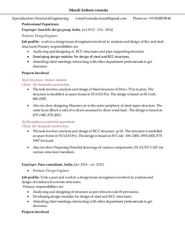 structural engineer structural engineer job description