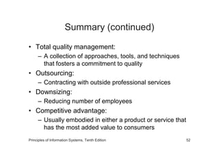 Information Systems chapter 2 - Organizations | PDF