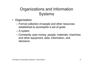 Information Systems chapter 2 - Organizations | PDF
