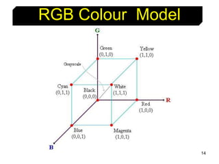 14
RGB Colour Model
 