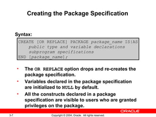plsql les03 | PPT