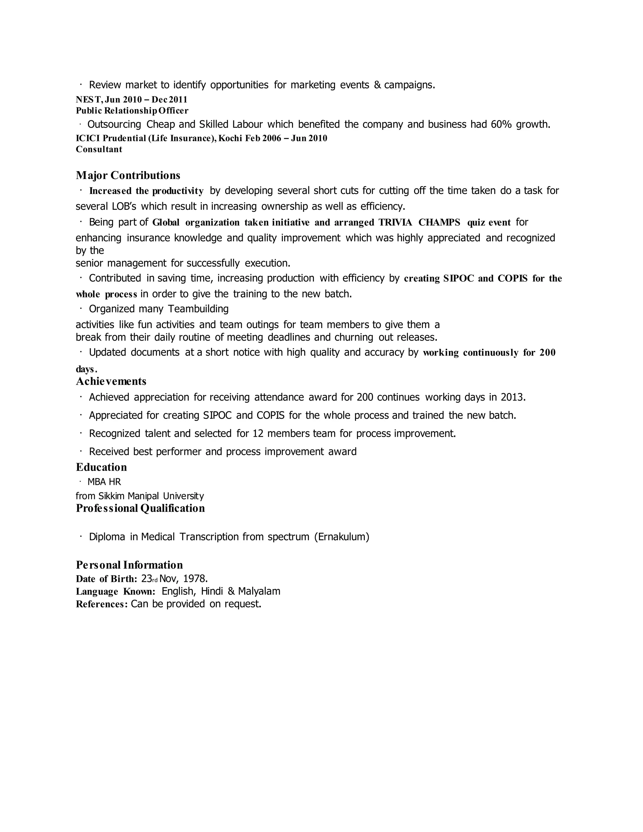 Anand Mohanan resume | DOCX