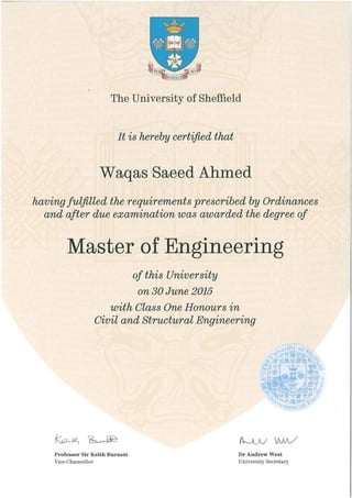 Degree Certificate