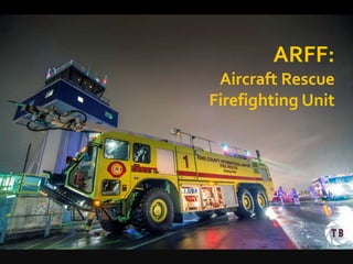 ARFF:
Aircraft Rescue
Firefighting Unit
 