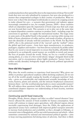 Food Security Nutrition And Sustainability Geoffrey Lawrence | PDF