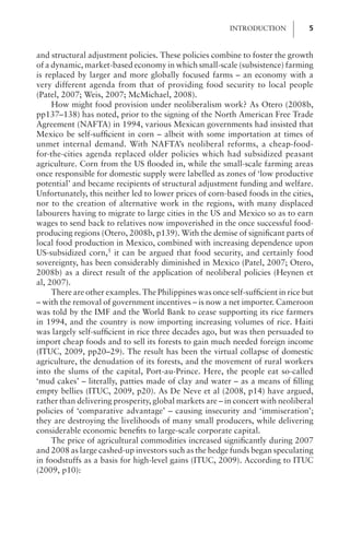 Food Security Nutrition And Sustainability Geoffrey Lawrence | PDF
