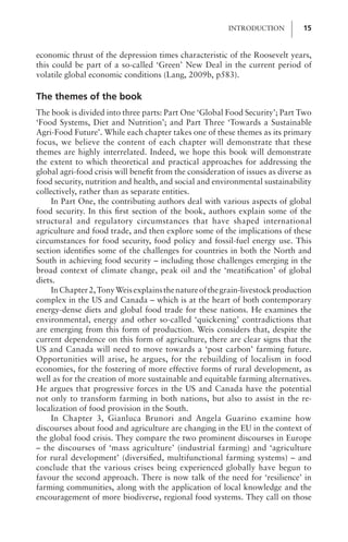 Food Security Nutrition And Sustainability Geoffrey Lawrence | PDF