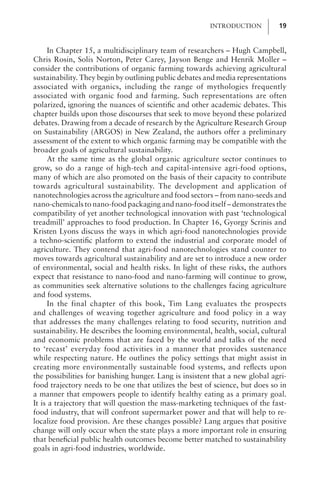 Food Security Nutrition And Sustainability Geoffrey Lawrence | PDF