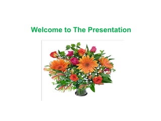 Welcome to The Presentation
 