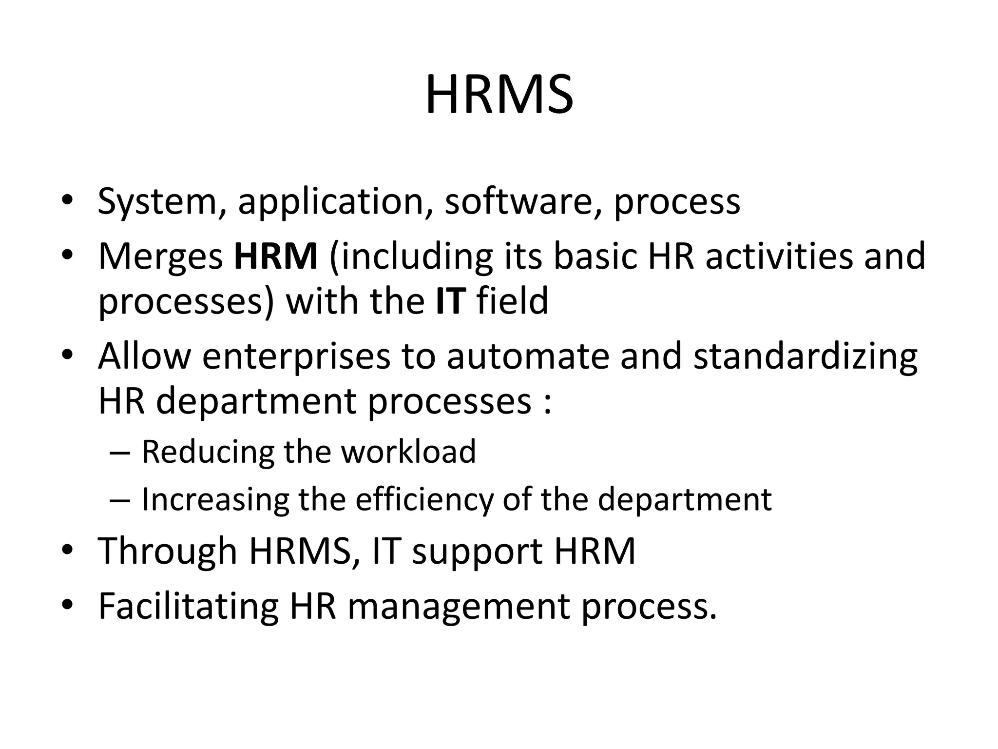 HRMS Case Study for attendance management system | PPT
