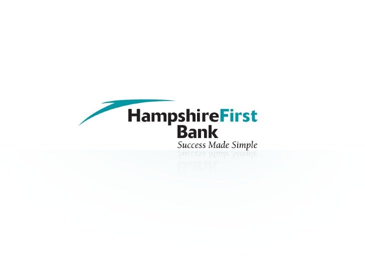Hampshire First Bank 2012 Business First Survey