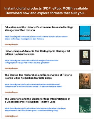 International Heritage and Historic Building Conservation Saving the ...