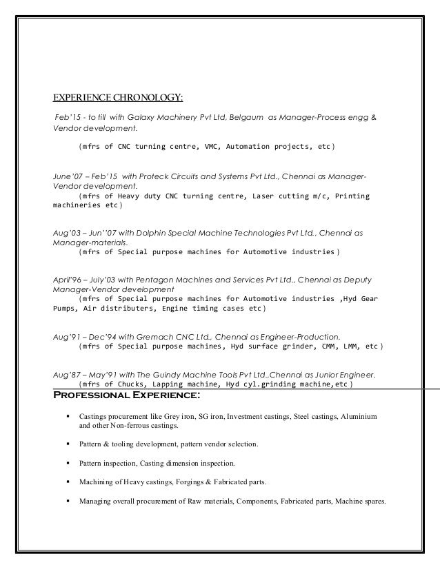 Procurement and vendor development resume samples and formats best vendor development resume