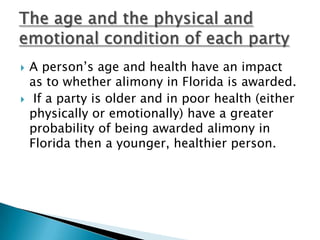 The tax treatment and consequences to both parties of any alimony award, including the designation of all or a portion of the payment as a nontaxable, nondeductible payment.