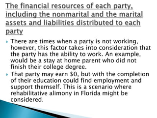 All sources of income available to either party, including income available to either party through investments of any asset held by that party.