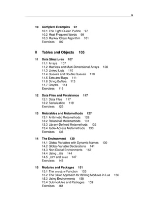 Programming in Lua 3rd Edition Roberto Ierusalimschy | PDF