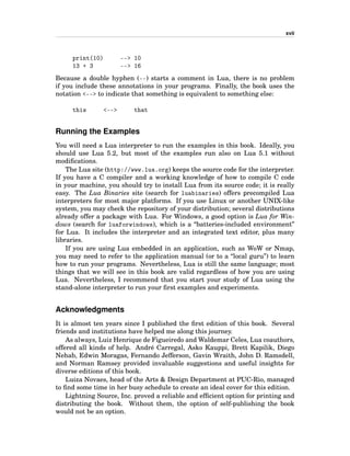 Programming in Lua 3rd Edition Roberto Ierusalimschy | PDF