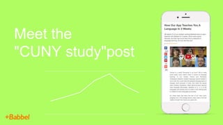 Meet the
"CUNY study"post
 