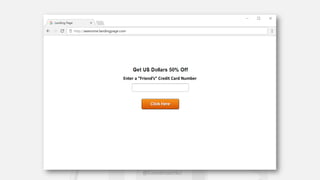 @ConversionSci
Enter a “Friend’s” Credit Card Number
 