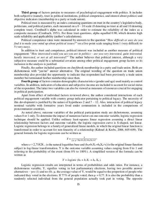 Political science thesis image