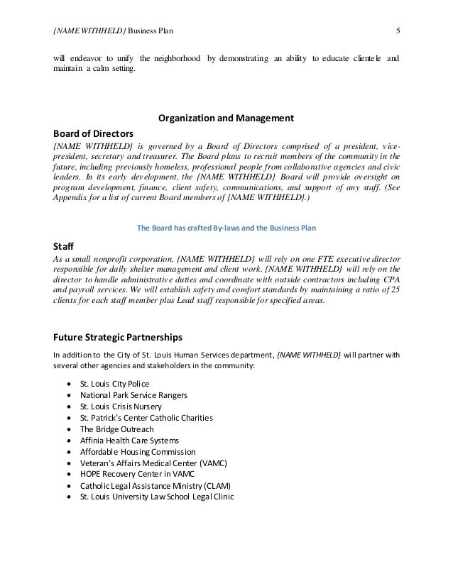 youth sports nonprofit sample business plan entrepreneur sample nonprofit business plan
