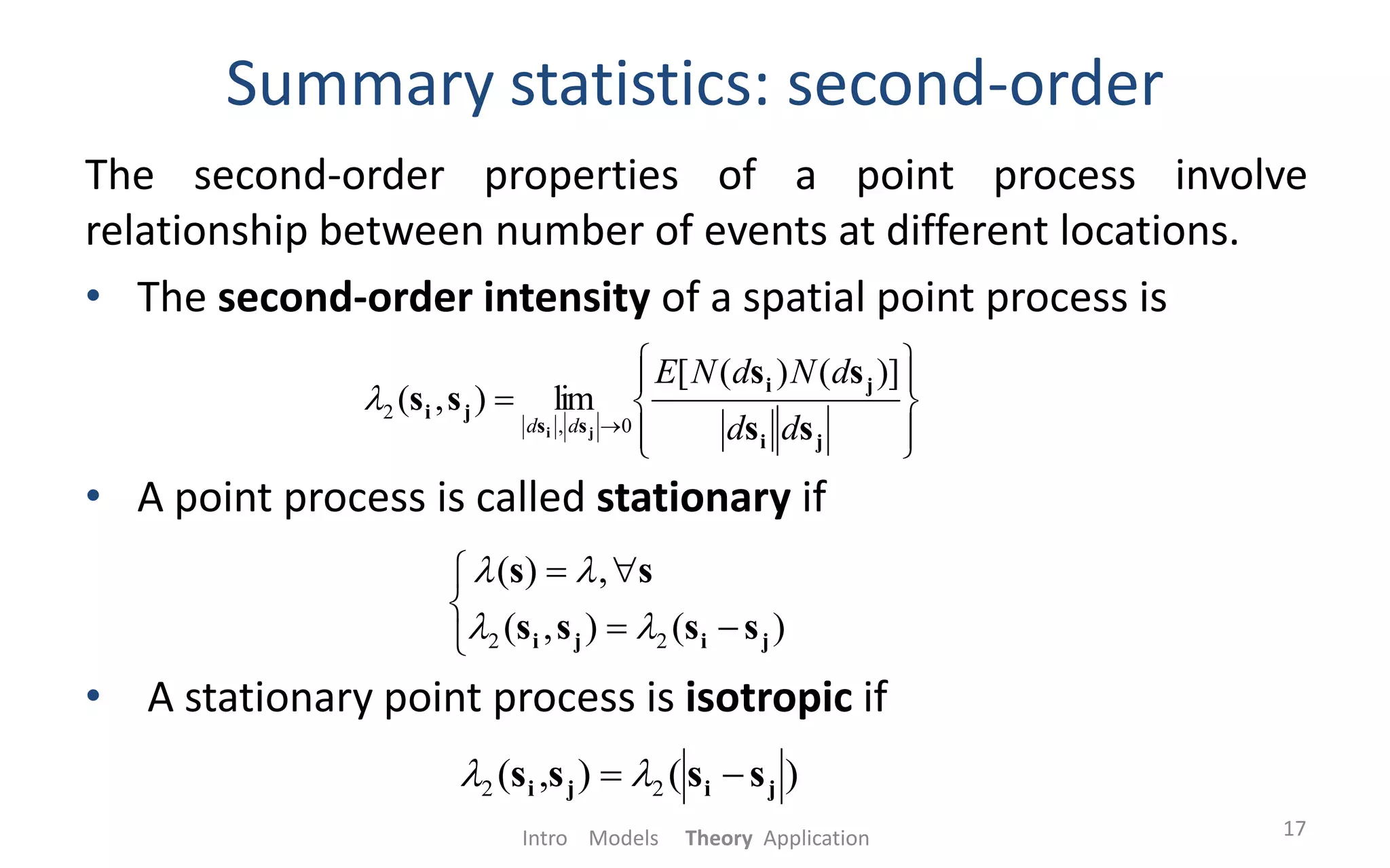 Spatial Point Processes and Their Applications in Epidemiology | PDF
