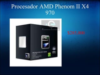 Procesador AMD Phenom II X4 970   $285,000 
