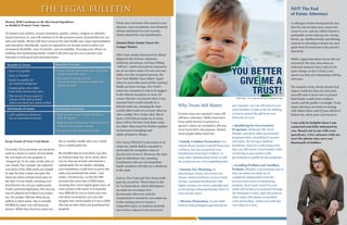Money Will Continue to Be the Great Equalizer,
so Build & Protect Your Assets
No matter your politics, sexual orientation, gender, culture, religion or ethnicity,
money has been, is, and will continue to be the greatest source of protection for you
and your family. Money still buys access to the best health care, legal representation
and education. Specifically, assets (as opposed to an income stream) allow you
investment flexibility, ease of transfer, and accessibility. Focusing your efforts on
building and maintaining family wealth is the best way for you to protect your
interests in both good and uncertain times.
due to modest wealth, they now would
face a capital gains tax.
Be mindful that in 2010 there was also
no federal estate tax. In its stead, there
was no step-up in basis and instead a
capital gains tax on estates, meaning
your beneficiary would have to prove the
value you purchased the stock / real
estate / business for, or else the IRS
assumed the asset had a ZERO basis,
meaning they owed capital gains taxes on
every penny of the stock. It is typically
very difficult for you to track your own
cost basis on property; you can only
imagine how much harder it is for a child
who has no idea when you purchased the
property.
Track your cost basis. Give proof to your
attorney, your accountant, your financial
advisor and keep it in your records,
clearly labeled for your beneficiaries.
(Some) State Estate Taxes No
Longer Matter
After some sneaky bureaucrat in Albany
slipped in the devious, infamous,
nefarious, precarious, and buzz-killing
“cliff tax”, which retroactively imposed a
tax on an entire estate if it was even one
dollar over the exempted amount, the
New York Middle Class (albeit, Upper
Class in most other parts of the country)
finally got their revenge. New York’s
estate tax exemption is due to be pegged
to the federal exemption in 2019. Of
course, this law was passed when it was
assumed there would actually be a
federal estate tax, meaning the state
would collect some tax revenue when an
ultra-wealthy New Yorker died. But if
there is NO federal estate tax in 2019,
there will be NO New York State estate
tax either. Stay tuned for further updates
on bureaucrat bunglings and
slight-of-hand in Albany…
New Jersey FINALLY took action on its
estate tax, which shall be repealed in
2018 (and the exemption raises to
$2,000,000 in 2017). However, the state
kept its inheritance tax, meaning
beneficiaries who are not immediate
family members will still owe a death tax
to the state.
And so, New York and New Jersey both
pass the award for “Worst State to Die
In” to Connecticut, which still imposes
an estate tax on estates over
$2,000,000. However, look for
Connecticut to rescind its own estate tax
in the coming years to remain a
competitive place to maintain domicile
(plus Trenton really want’s that award back).
Why Trusts Still Matter
If estate taxes are repealed, trusts will
still have relevance: While trusts have
been useful devices to preserve a
spouse’s estate tax exemption, this has
never been their sole purpose. Indeed,
most people utilize trusts for:
• Family Creditor Protection: You
cannot always protect yourself from your
creditors, but you can protect your
beneficiaries from their creditors. A
trust with a disinterested trustee is still
the preferred way of accomplishing this.
• Income Tax Planning: In
discretionary trusts, the trustee can
choose which beneficiary receives trust
income, meaning beneficiaries with
higher income can receive principle and
avoid paying a disproportionate share of
trust income taxes.
• Divorce Protection: If your child
believes that prenuptial agreements are
not romantic, you can still protect your
asset transfers to him or her by utilizing
a trust to protect the gift from your
future Ex-In-Law.
• Qualifying for Government
Programs: Medicaid, SSI, Food
Stamps, and many other government
programs limit a beneficiary’s income
and assets. By leaving a disabled
beneficiary fund in a conforming trust
they can still receive trust benefits while
not having to give money to the
government to qualify for the programs.
• Avoiding Probate and Ancillary
Probate: Whether a government may or
may not assess an estate tax is
completely independent from the
process (and costs) of transferring
property. Real estate owned by your
estate still needs to be probated through
the Surrogate’s Court, and real estate in
other states will require an ancillary
court proceeding…unless you hold that
real estate in a trust.
THE LEGAL BULLETIN
Keep Track of Your Cost Basis
Currently, if you purchase any property,
such as a stock or a piece of real estate,
the cost basis of your property is
“stepped up” to its value on the date of
your death. For example, the adjusted
cost basis of the IBM stock you bought
in 1997 for $20 a share becomes the
$200 per share current stock price at
the date of your death, meaning your
beneficiaries do not pay capital gains.
Under potential legislation, this step up
may be phased out if there is no estate
tax. For people with less than $5.45
million to their name, this is actually
WORSE for their over-all financial
picture: While they faced no estate tax
NOT The End
of Estate Attorneys
A colleague of mine bemoaned the fact
that the end of estate taxes means her
career is over, and she will be forced to
panhandle on the subways for a living.
Surely, my childhood bully and lifelong
nemesis is scheming to harass me once
again from his bedroom in his parent’s
basement.
While I appreciate those of you who are
concerned. We may soon share an
awkward moment when I ask you for
spare change on the 6 Train, I can
assure you that our relationship still has
relevance.
The majority of my clients already had
estates worth less than $11,000,000,
and still want to know how to protect
their family wealth from creditors,
courts, and the public’s oversight. Truly,
estate attorneys are better at dealing
with dollars than cents (if you still don’t
believe me, check your next invoice).
I can only be helpful when I am
contacted and fully informed by
you. Reach out to me with your
questions: A few minutes with me
over the phone may save you
thousands of dollars.
Benefits of Assets
• Ease of Liquidity
• Easy to Transfer
• Easier to qualify for
government programs
• Capital gains rates often
lower than income tax rates
• The extent of your assets is
private at life and at death
unless an estate tax return is filed
Detriments of Assets
• 3.8% additional Medicare
tax on investment income
Benefits of Income
• Lower top tax rates on income taxes than
on gift and estate taxes
• Guaranteed income stream
(Social Security, Pensions) makes life
planning easier
Detriments of Income
• High Income causes higher Medicare
Part B expense
• High income means more Social Security
is included as taxable income
• Income must be reported annualy
YOU BETTER
GIVE ME A
TRUST!
*Internet image... This is a image went viral and is very popular for memes.
YOU BETTER
GIVE ME A
TRUST!
 