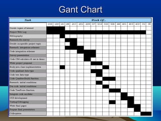 Gant ChartGant Chart
 