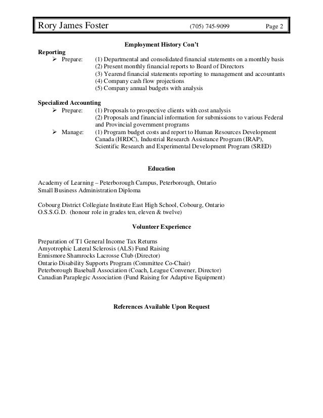 financial statement cover page