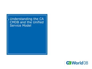 ITIL V3 and the Unified Service Model | PDF