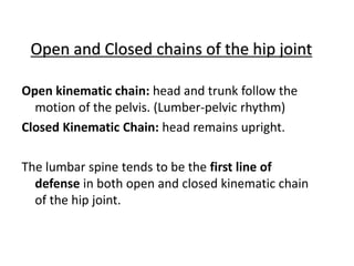 hip biomechanics, a simple presentation for beginners | PPT