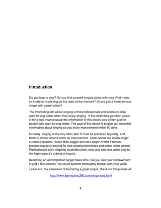 90 days to becoming a better singer | PDF