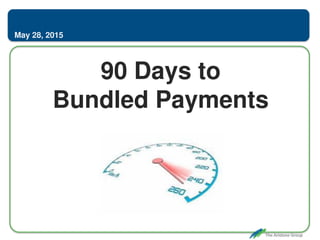90 Days to
Bundled Payments
May 28, 2015
 