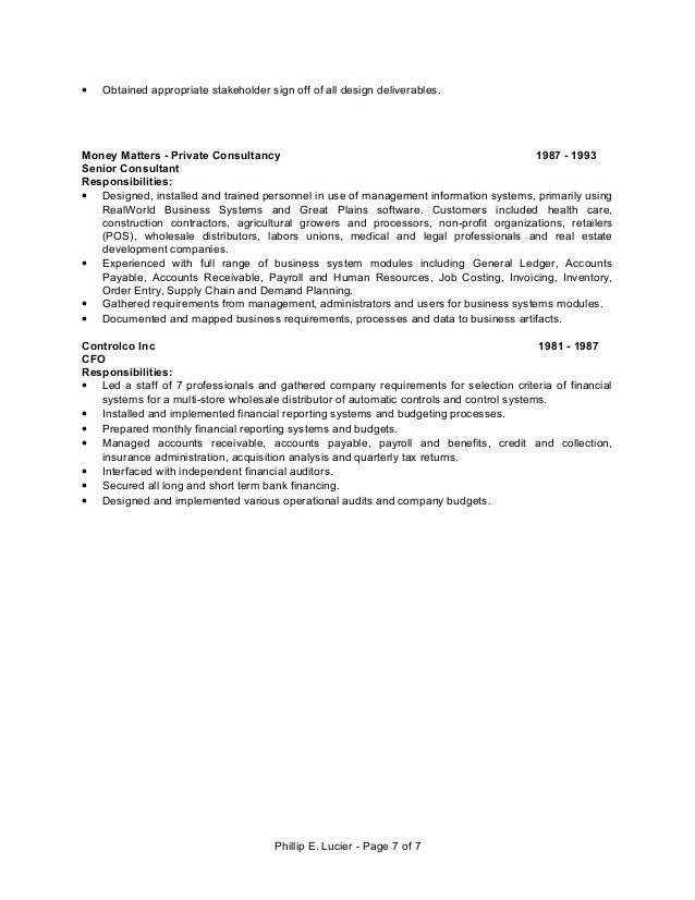 Resume Accounts Payable Great Plains Software Resume Accounts Payable Great Plains Software