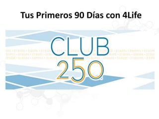 Tus Primeros 90 Días con 4Life
 