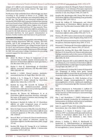 Production of Oral IgY Antibody A Novel Immunotherapy against ...
