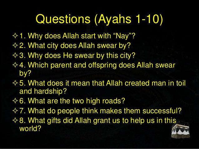 90 Surah Balad Tafseer Midi 90 Surah Balad Tafseer Midi