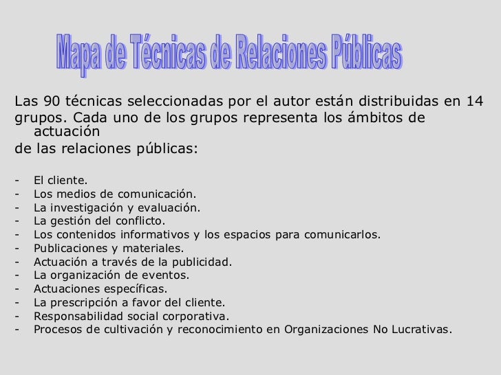 90 TéCnicas Para Las Relaciones Públicas