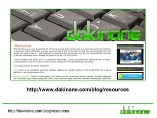 http://dakinane.com/blog/resources http://www.dakinane.com/blog/resources 