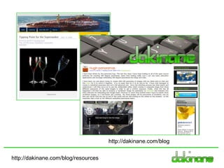 http://dakinane.com/blog/resources http://dakinane.wordpress.com http://dakinane.com/blog 