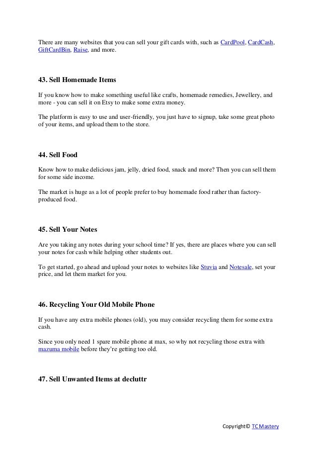 90 Ways To Make Money Online And Offline - 