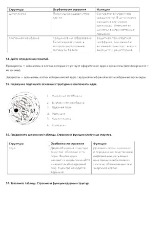 биология тетрадь пасечник 9кл1 | PDF